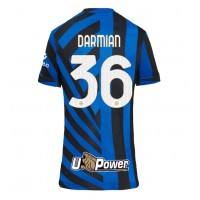 Zenski Nogometni Dres Inter Milan Matteo Darmian #36 Domaci 2024-25 Kratak Rukav